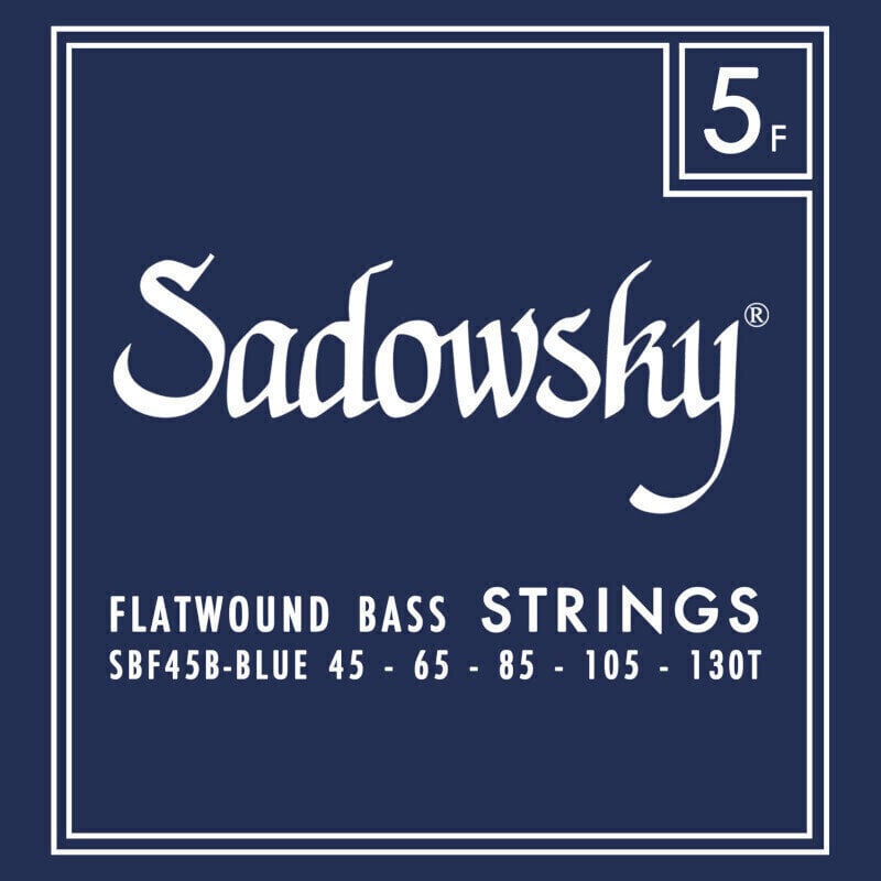 Struny do gitary basowej Sadowsky Blue Label 5 045-130