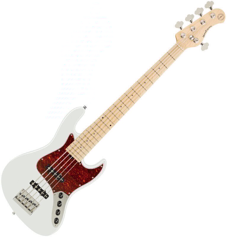 Basse 5 cordes Sadowsky MetroExpress J/J MN 5 Solic Olympic White Basse 5 cordes