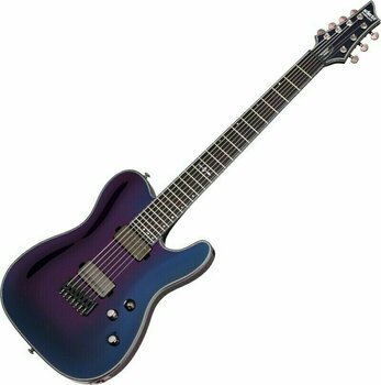 7-string Electric Guitar Schecter Hellraiser Hybrid PT-7 Ultra Violet - 1