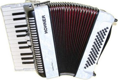 Piano accordion
 Hohner Bravo II 60 White Piano accordion
