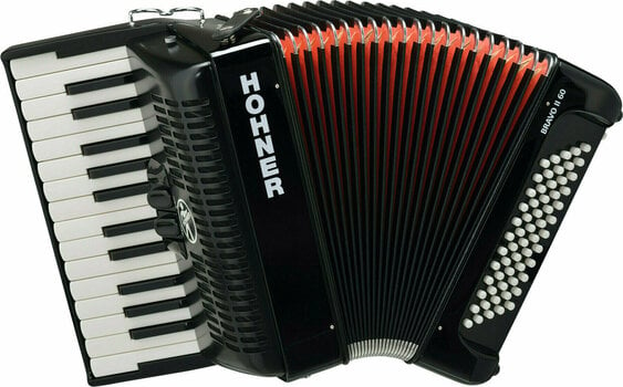 Piano accordion
 Hohner Bravo II 60 Black Piano accordion
 - 1