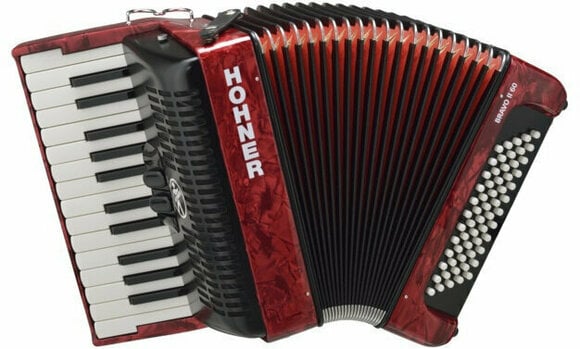 Piano accordion
 Hohner Bravo II 60 Red Piano accordion
 - 1