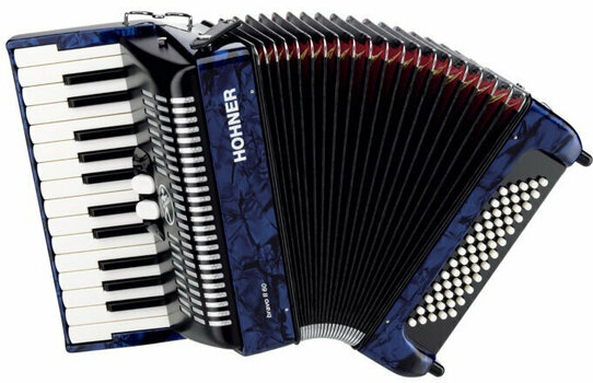 Piano accordion
 Hohner Bravo II 60 Dark Blue Piano accordion
 - 1