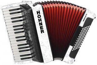 Piano accordion Hohner Bravo III 72 Piano accordion White