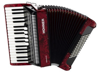 Piano accordion
 Hohner Bravo III 72 Red Piano accordion

