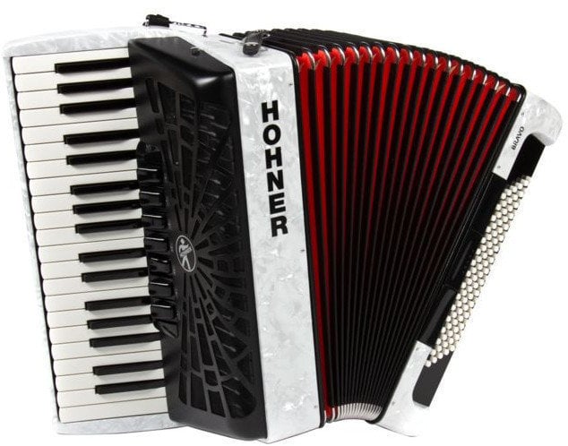 Piano accordion
 Hohner Bravo III 96 White Piano accordion
