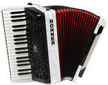 Hohner Bravo III 96 бял Пиано акордеон

