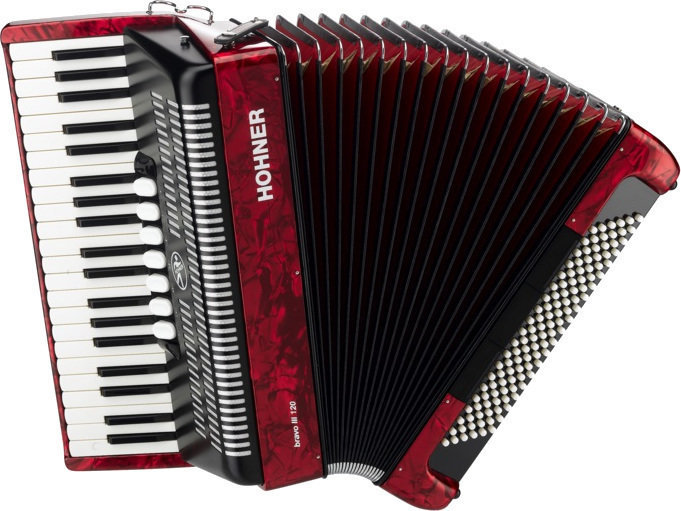 Piano accordion
 Hohner Bravo III 120 Red Piano accordion
