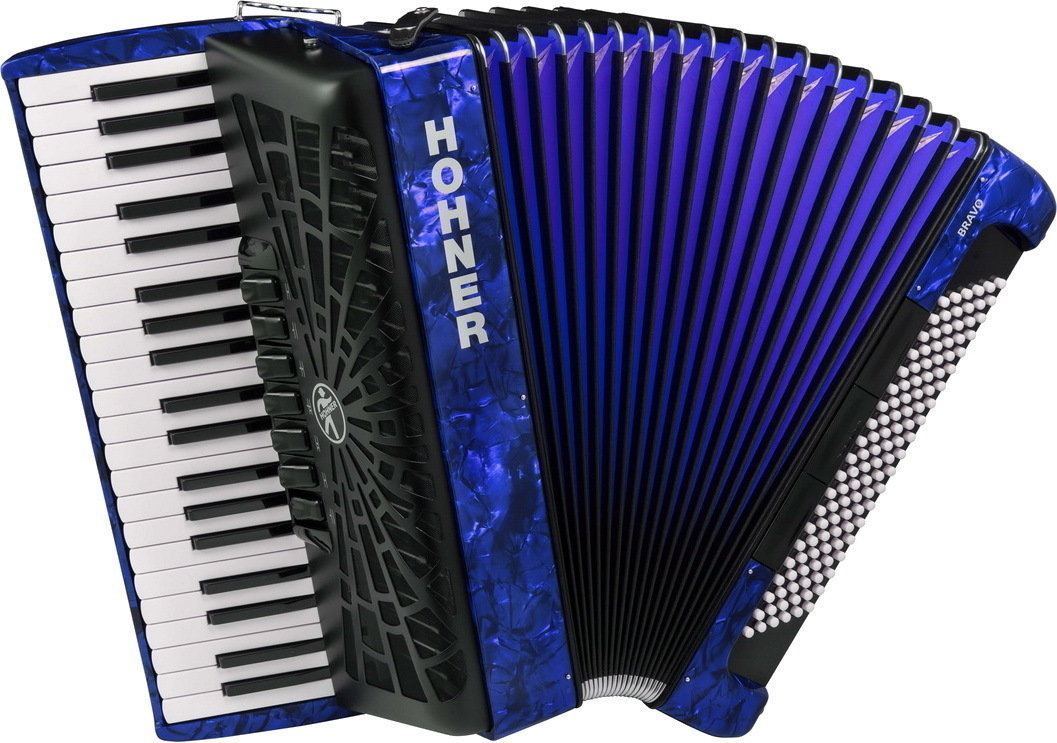 tangentharmonika Hohner Bravo III 120 Dark Blue tangentharmonika