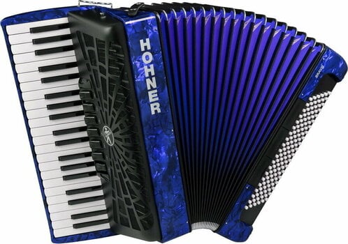 Pianodragspel Hohner Bravo III 120 Dark Blue Pianodragspel - 1