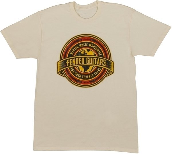T-Shirt Fender Worldwide Men’s T-Shirt Tan L