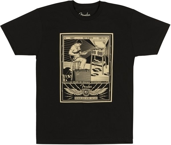 T-shirt Fender Sitting Player Men’s T-Shirt Black M