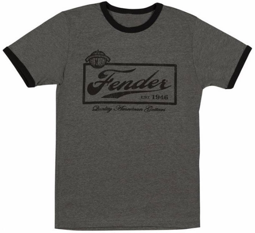 T-shirt Fender Beer Label Grey S T-shirt