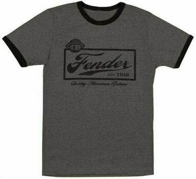 T-shirt Fender Beer Label Mens T-Shirt Black L - 1