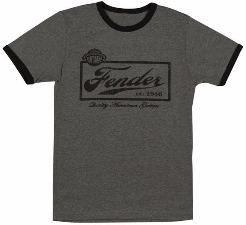 T-shirt Fender Beer Label Grey 2XL T-shirt