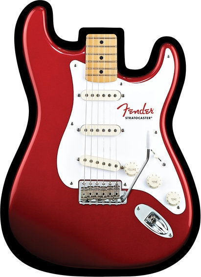 Tapete de rato Fender Stratocaster Mouse Pad Red