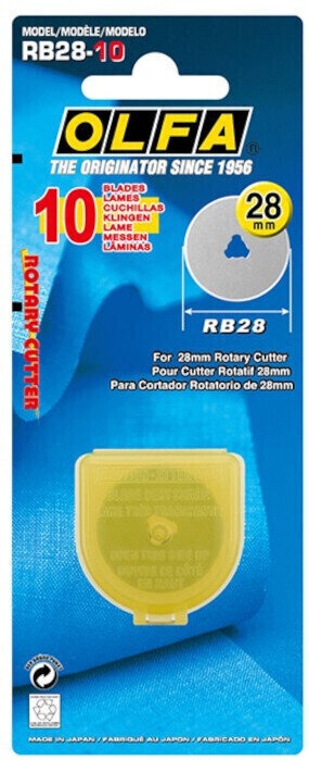 Cortadores circulares / cuchillas Olfa RB-28:10 28 mm Cortadores circulares / cuchillas