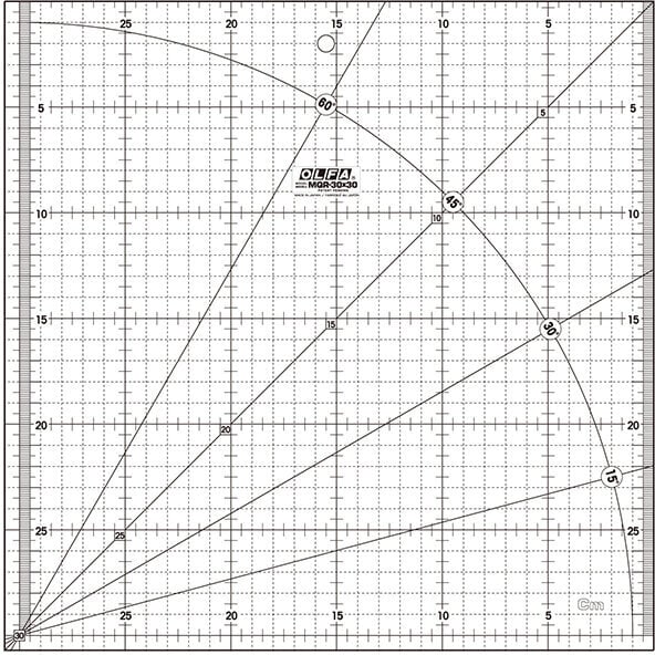 Шивашки триъгълник Olfa Шивашки триъгълник MQR-30X30-NON-SLIP 30 cm