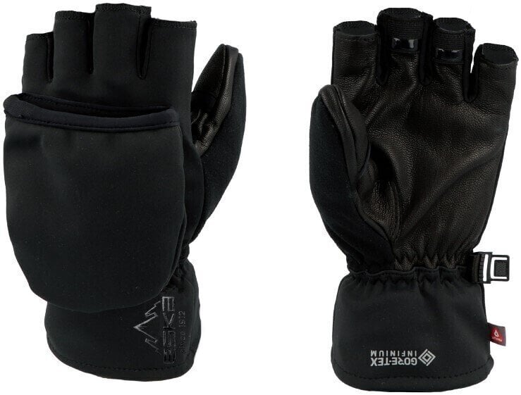 Kolesarske rokavice Eska Mitten Cap Black 7 Kolesarske rokavice