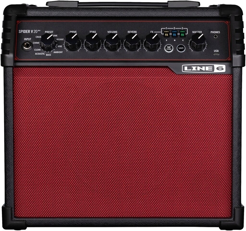 Modelingové gitarové kombo Line6 Spider V 20 MKII Modelingové gitarové kombo