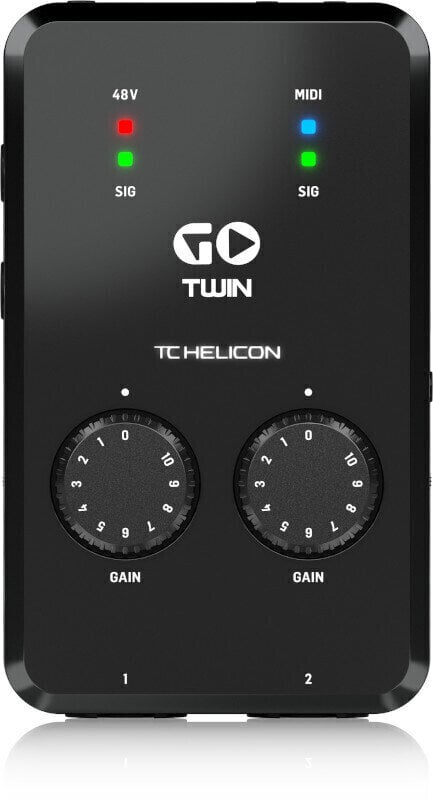 iOS and Android Audio Interface TC Helicon Go Twin (Just unboxed)