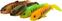 Τεχνητό Δολώμα από Καουτσούκ Savage Gear Craft Cannibal Paddletail Dark Water Mix Dirty Roach-Olive Hot Orange-Firetiger-Golden Ambulance 6,5 cm 4 g