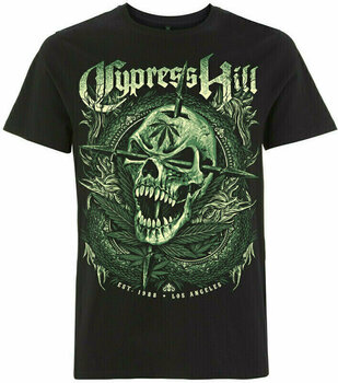Tričko Cypress Hill Tričko Fangs Skull Muži Black L - 1