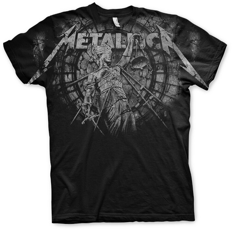 Camiseta de manga corta Metallica Camiseta de manga corta Stoned Justice Hombre Black S