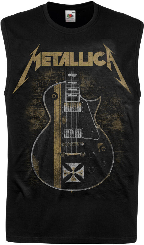 T-Shirt Metallica T-Shirt Hetfield Iron Cross Unisex Black L