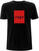 T-Shirt Rage Against The Machine Red Square Black S T-Shirt