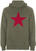 Hoodie Rage Against The Machine Red Star Green M Hoodie
