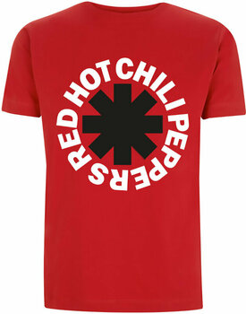 T-shirt Red Hot Chili Peppers Classic B&W Asterisk Red XL T-shirt - 1