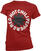 T-shirt Red Hot Chili Peppers Classic B&W Asterisk Red XL T-shirt