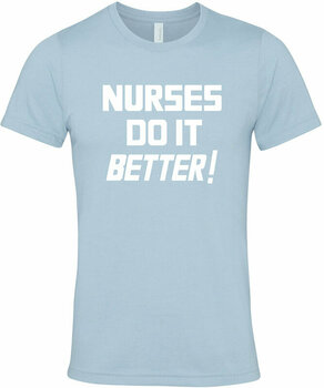 T-Shirt Robert Plant T-Shirt Nurses Do It Better Blue S - 1