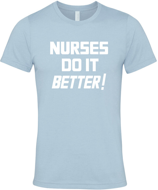 T-Shirt Robert Plant T-Shirt Nurses Do It Better Blue L