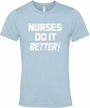 T-Shirt Robert Plant T-Shirt Nurses Do It Better Unisex Blue 2XL - 1