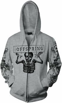Hættetrøje The Offspring Hættetrøje Skeletons Grey S - 1