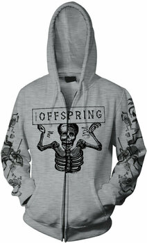 Luvtröja The Offspring Luvtröja Skeletons Grey M - 1