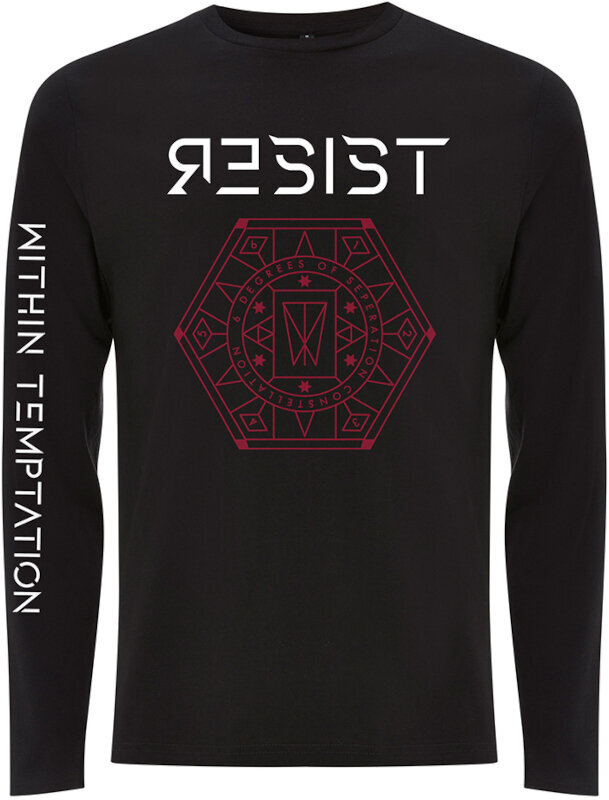 T-shirt Within Temptation Resist Hexagon Black S T-shirt