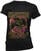 Tričko Led Zeppelin Black Flames Womens Black S Tričko