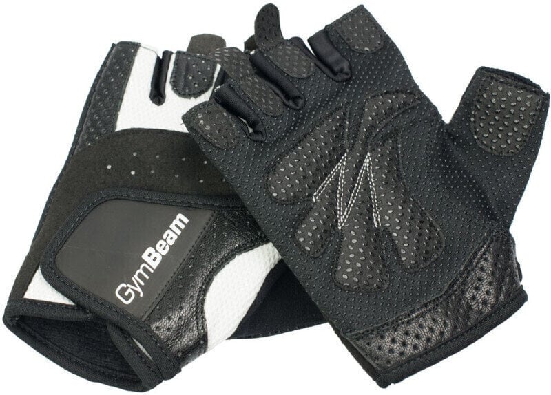 Fitness rukavice GymBeam Bella Čierna-Biela S Fitness rukavice