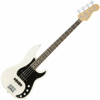 Basse électrique Fender American Elite Precision Bass RW Olympic White - 1