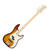 Električna bas gitara Fender American Elite Precision Bass Ash Maple Fingerboard Tobacco Burst