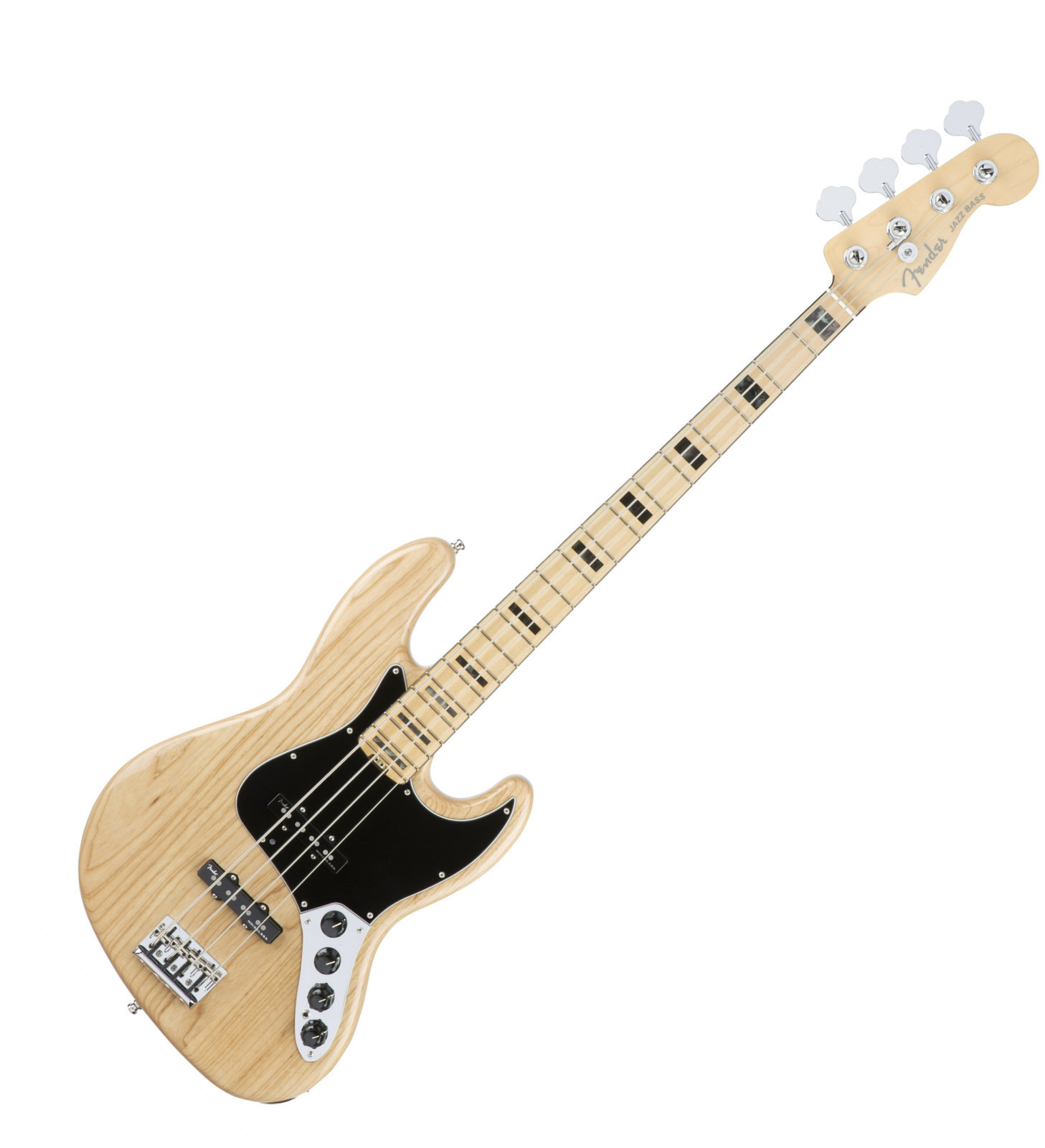 Bas electric Fender American Elite Jazz Bass Ash Maple Fingerboard Natural