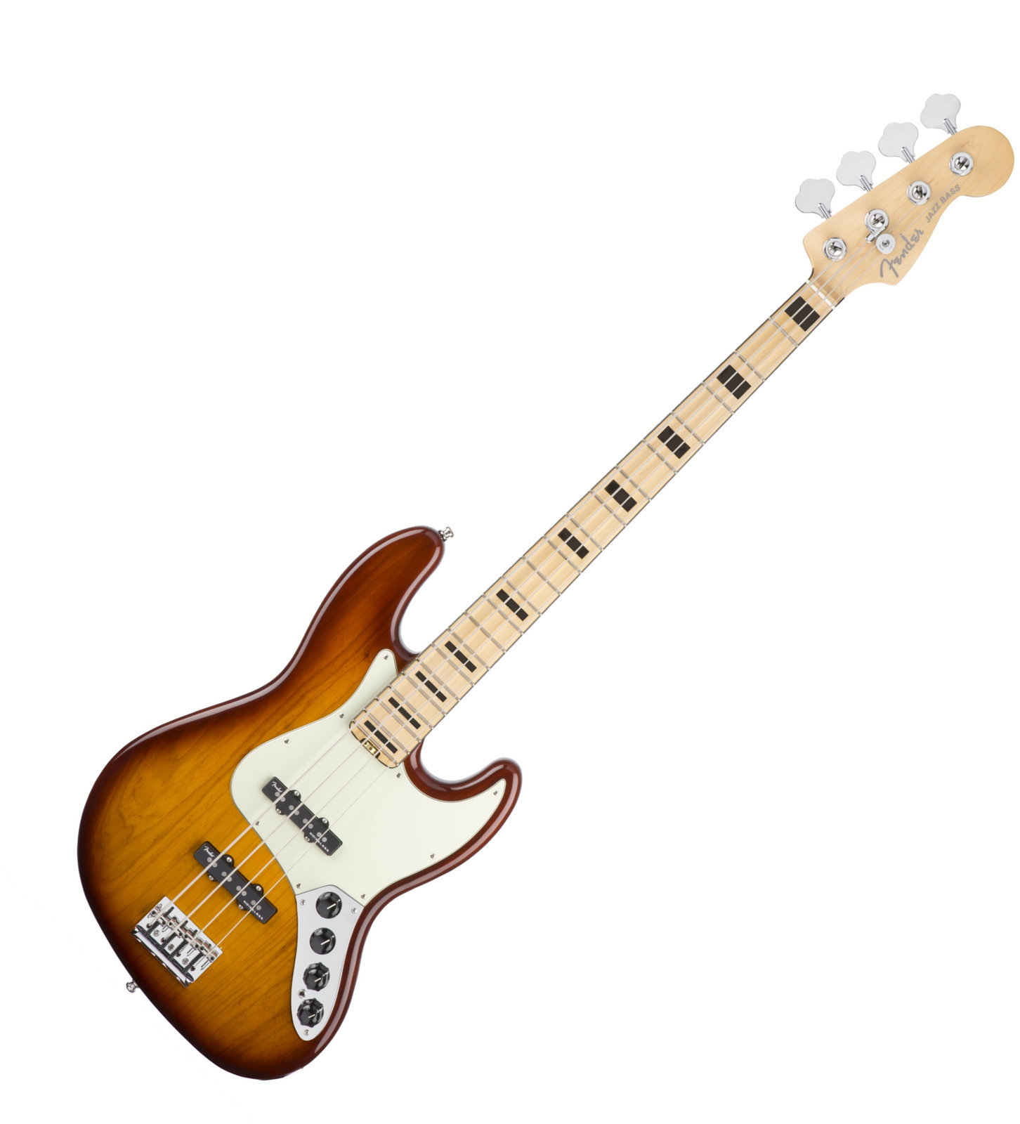 Bas elektryczna Fender American Elite Jazz Bass Ash Maple Fingerboard Tobacco Sunburst