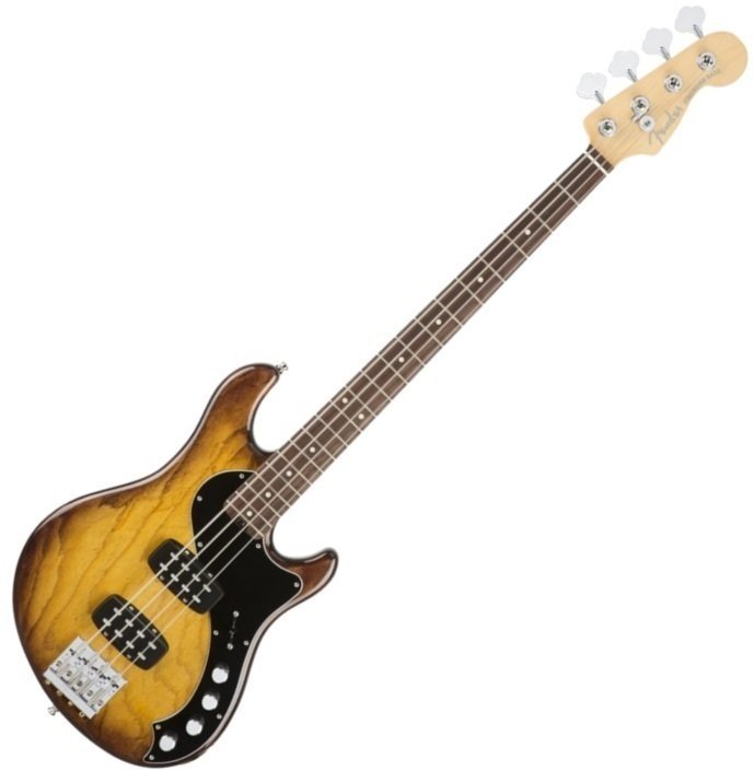 Elektrische basgitaar Fender American Elite Dimension Bass IV HH RW Violin Burst