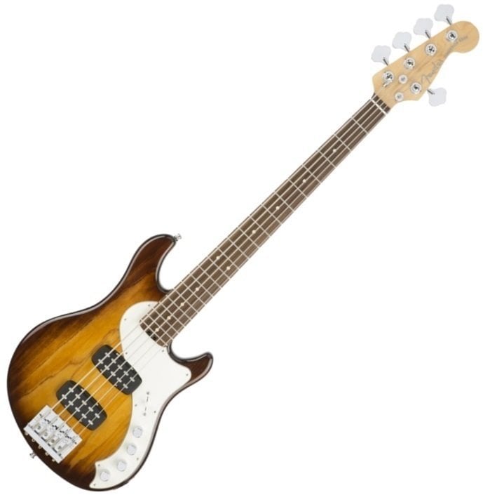 5 stygų bosinė gitara Fender American Elite Dimension Bass V HH RW Violin Burst