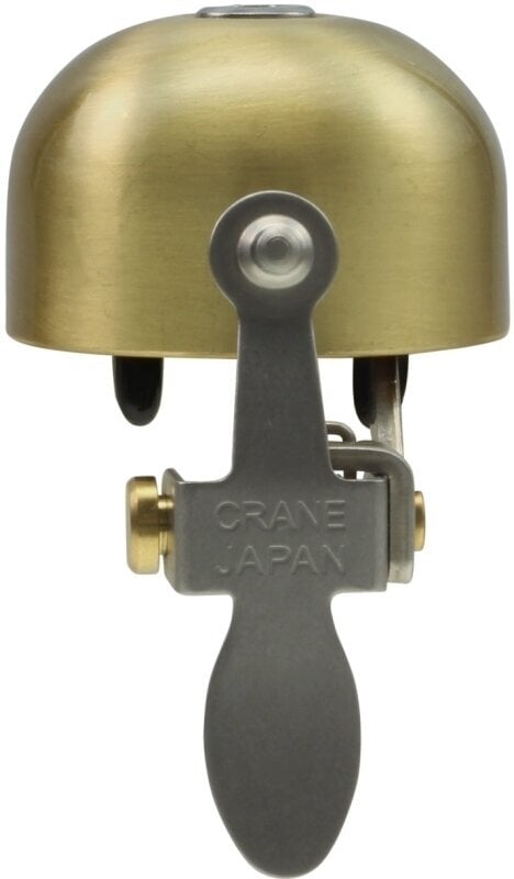 Cyklistický zvonček Crane Bell E-Ne Bell Matte Gold 37.0 Cyklistický zvonček