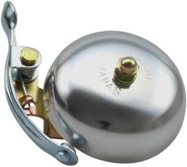 Cyklistický zvonček Crane Bell Suzu Matte Silver 55 mm Cyklistický zvonček