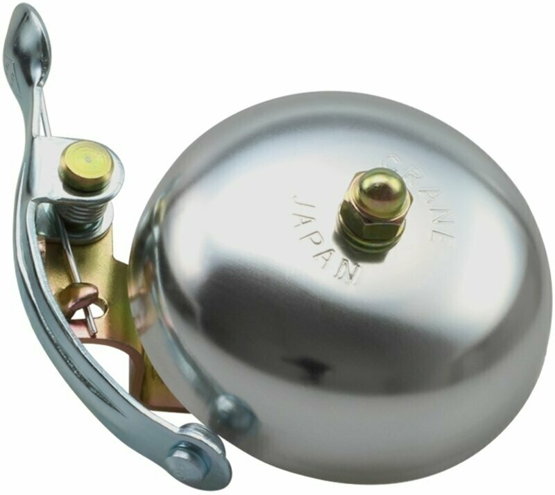 Crane Bell Suzu Matte Silver 55 mm Bicycle Bell - Muziker